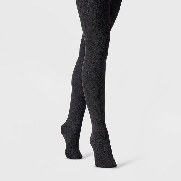 A New Day Women's Textured Fleece Lined Tights